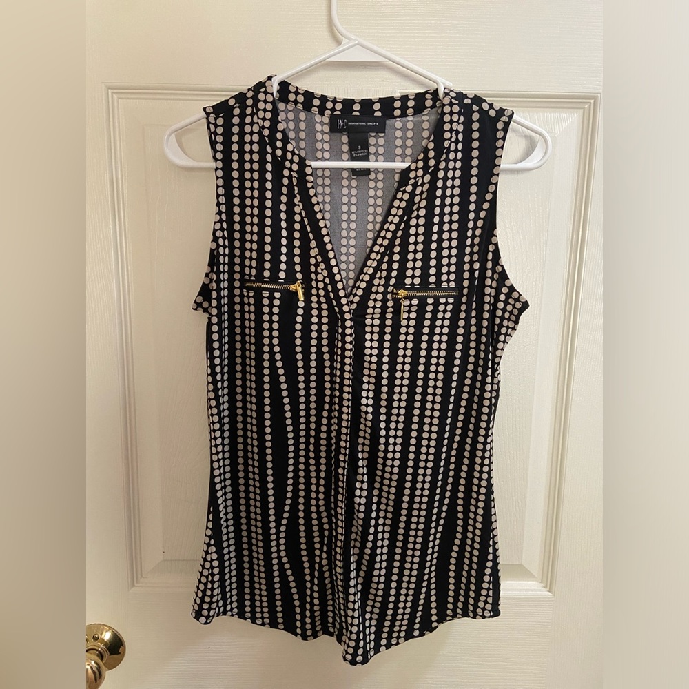 Inc International Concepts Zip Pocket Blouse